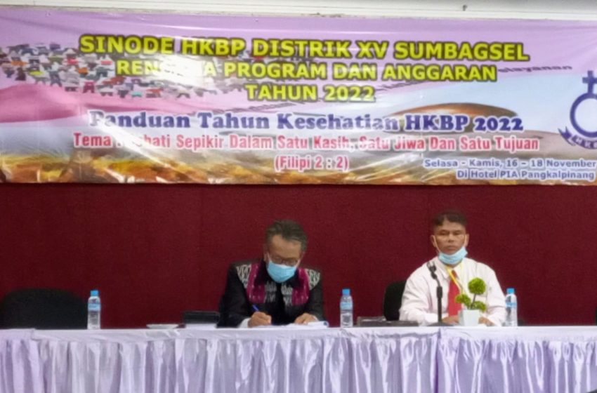  Varia Pelayanan Praeses Distrik XV Sumbagsel