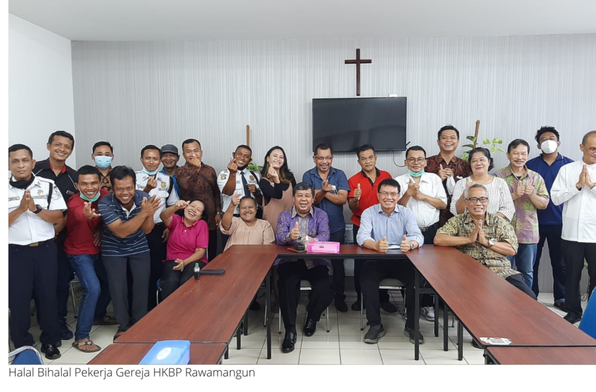  Halal Bihalal  Pekerja Gereja HKBP Rawamangun