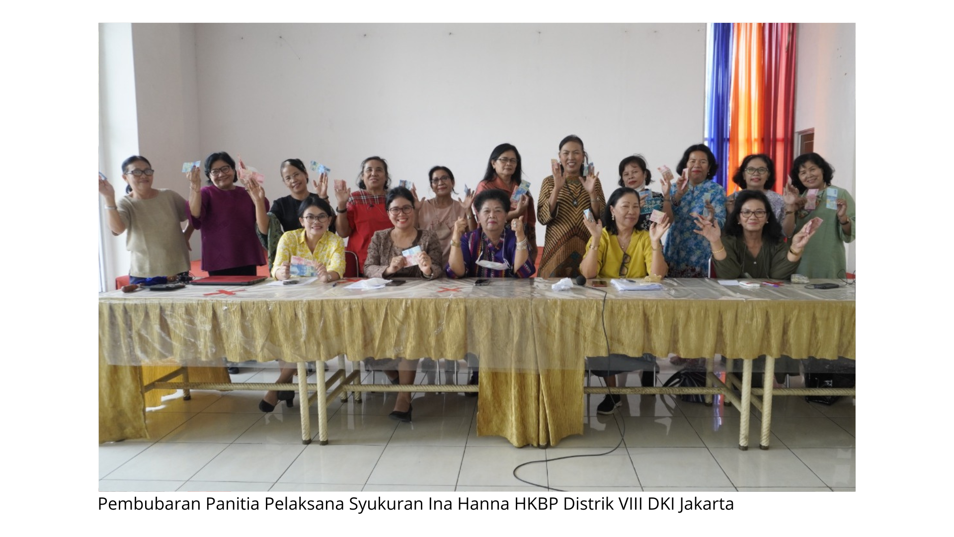 Pembubaran Panitia Pelaksana Syukuran Ina Hanna Hkbp Distrik Viii Dki Jakarta New Kairos