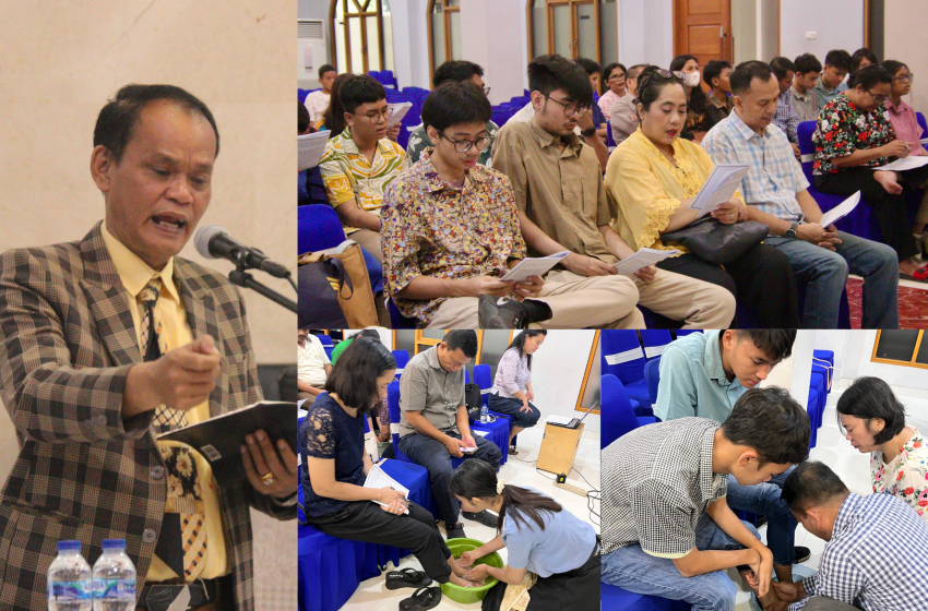  Jelang Peneguhan Sidi, HKBP Ancol Podomoro Gelar Ritual Pembasuhan Kaki.