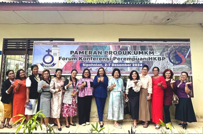  Forum Konferensi Perempuan Gelar Pameran UMKM di Tengah Sinode Godang HKBP ke 67